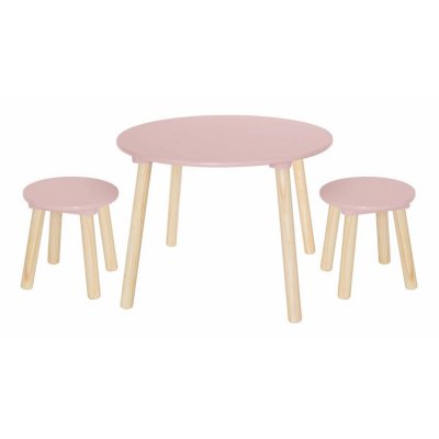 JaBaDaBaDo stolek s židličkami - Růžový