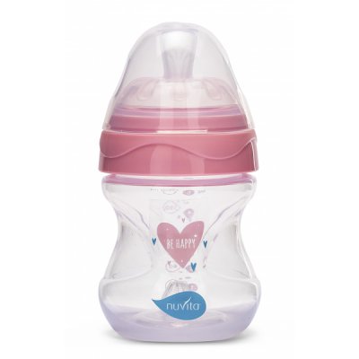 Nuvita lahvička 150 ml - Transparent Blue - obrázek