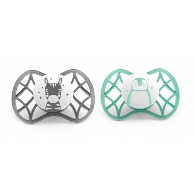 Nuvita ortodontické dudlíky Explorer 0m+ 2 ks - Neutral