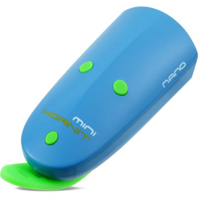 Mini Hornit Nano zábavná houkačka se světlem - Modrá - obrázek