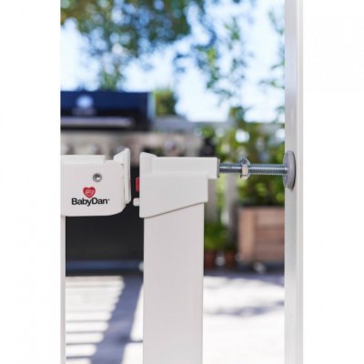 BabyDan zábrana Asta extra široká - Bílá, 151 cm - obrázek