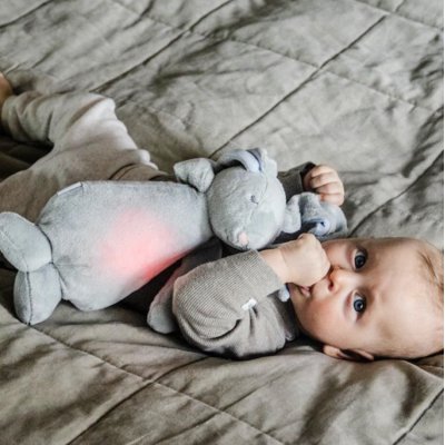 Moonie usínáček Zajíček - Sky šedá/modrá - obrázek