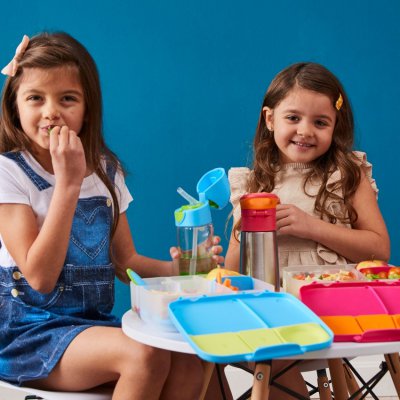 b.box svačinový box velký - Modrý/zelený - obrázek