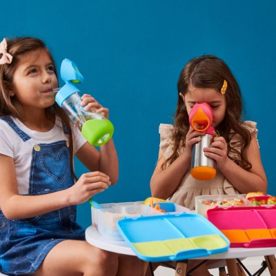 b.box svačinový box velký - Růžový/oranžový - obrázek