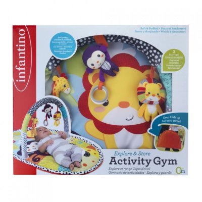 Infantino Hrací deka s hrazdou  - Zoo - obrázek