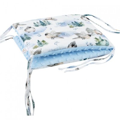 Esito luxusní mantinel do postýlky Minky NEW - Ptáčci/modrá