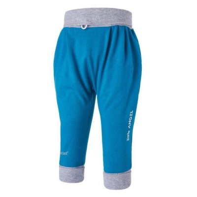 Little Angel tepláky tenké LA Outlast®  - Tm. tyrkys, vel. 104