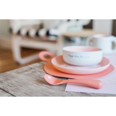 Suavinex Hygge jídelní set - Růžový - obrázek