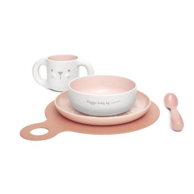 Suavinex Hygge jídelní set - Růžový