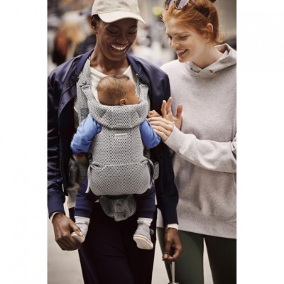 BabyBjörn ergonomické nosítko Move 3D Mesh - Grey - obrázek