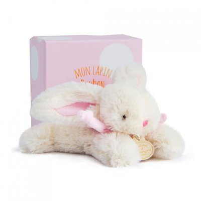 DouDou et Compagnie Lapin Bonbon Zajíček PM 16 cm - Růžový
