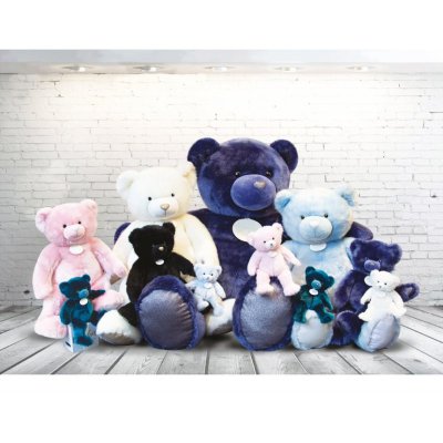 DouDou et Compagnie Medvěd XXL 2 m - Červený - obrázek