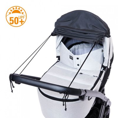 Diago sluneční clona na kočárek s boční ochranou - obrázek
