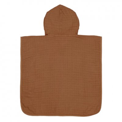 Lässig mušelínové pončo - Rust - obrázek