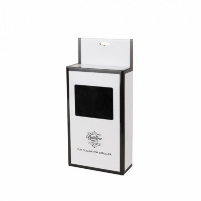 Bjällra of Sweden kožešina na kočárek Black - Vel. S, 98 cm - obrázek