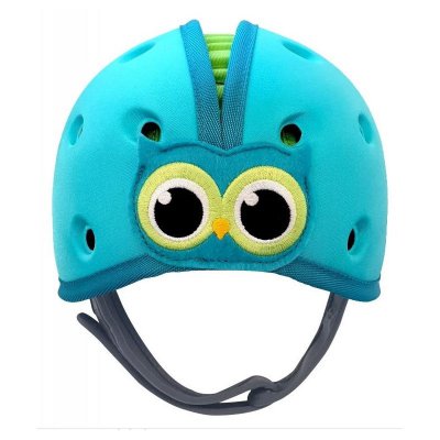 Safehead dětská ochranná helmička Sovička - Modrá