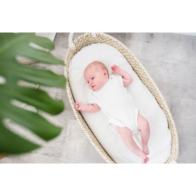 Ahojbaby přebalovací košík pro miminko Smart Basket + podložka - Natural - obrázek