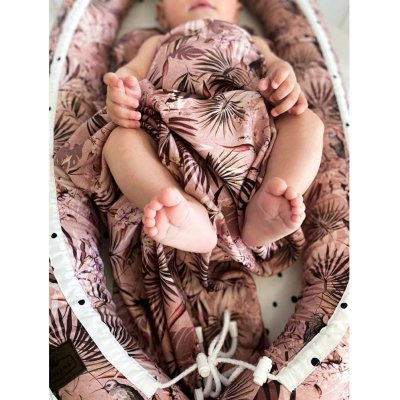 Sleepee bambusová deka Bamboo 3 v 1 - Jungle powder pink - obrázek