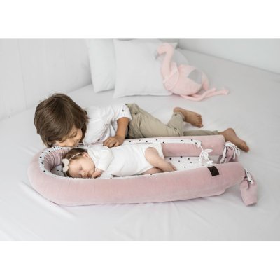 Sleepee hnízdečko pro miminko Newborn Royal Baby - Růžová - obrázek