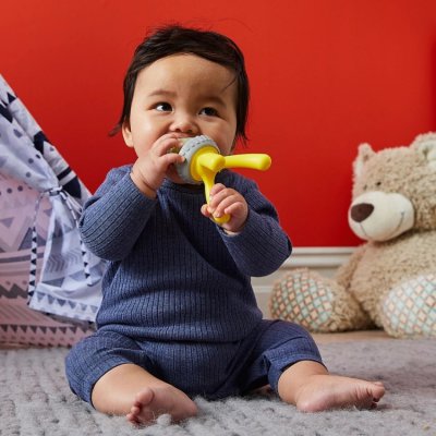 b.box krmící dudlík a kousátko - Žlutá - obrázek