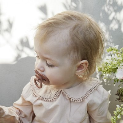 Elodie Details Bambusový dudlík - Burned Clay - obrázek