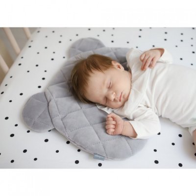 Sleepee polštář Royal Baby Teddy Bear Pillow - Šedá - obrázek