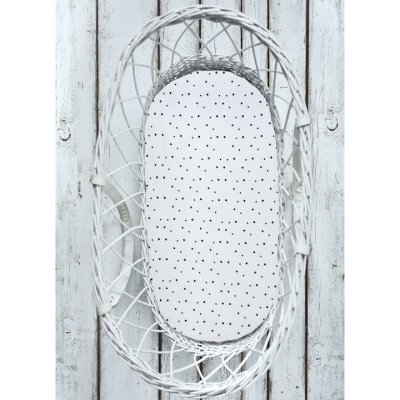 Sleepee prostěradlo do kočárku, košíku a kolébky We Care 2 ks - Tečky/Bloom - obrázek