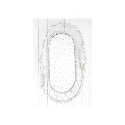 Sleepee prostěradlo do kočárku, košíku a kolébky We Care 2 ks - Jungle bird/šedé tečky - obrázek