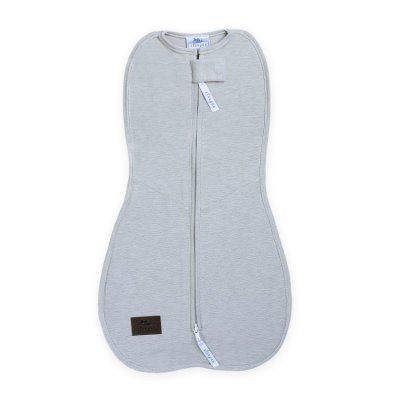 Sleepee zavinovačka s čepičkou First Step Swaddle - Světle šedá