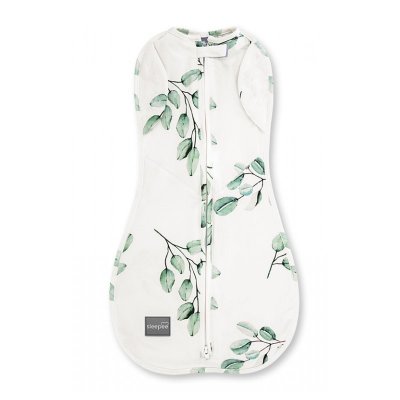 Sleepee zavinovačka s čepičkou Second Step Swaddle - Eukalyptus