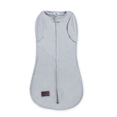 Sleepee zavinovačka s čepičkou Second Step Swaddle - Světle šedá