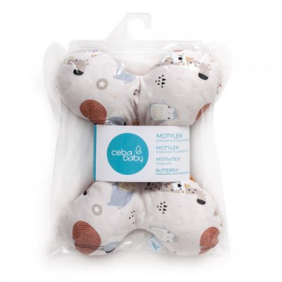 Ceba Baby polštářek Motýlek - Animals Party - obrázek