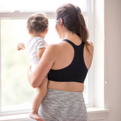 Medela noční kojicí podprsenka - M černá - obrázek