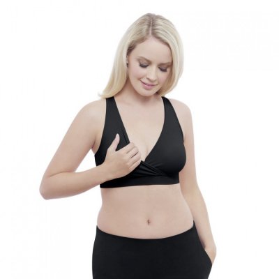 Medela noční kojicí podprsenka - L černá - obrázek