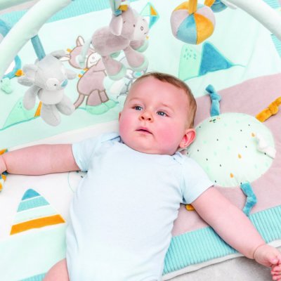 Nattou deka na hraní 5 hraček a aktivity 0 m+ - obrázek