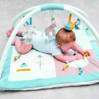 Nattou deka na hraní 5 hraček a aktivity 0 m+ - obrázek