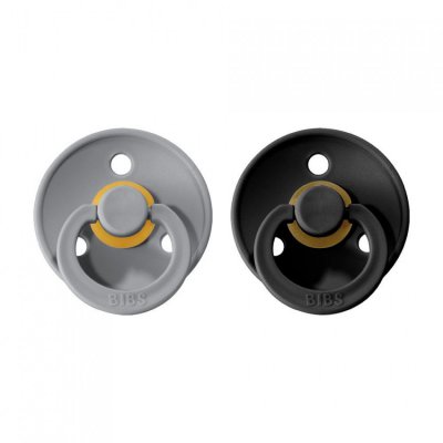 BIBS Colour dudlíky z přírodního kaučuku vel. 3 - Cloud/Black