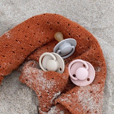 BIBS De Lux dudlíky z přírodního kaučuku vel. 1 - Ivory/Blush - obrázek