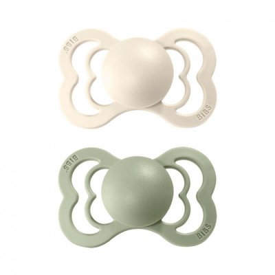 BIBS Supreme dudlíky z přírodního kaučuku vel. 1 - Ivory/Sage