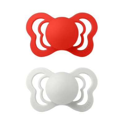 BIBS Supreme dudlíky z přírodního kaučuku vel. 2 - Candy Apple/Haze