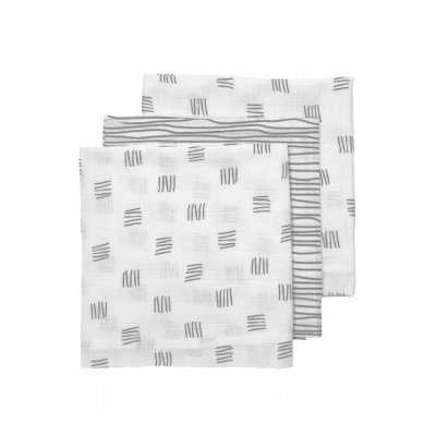 Meyco pleny 70 x 70 cm 3 ks - Block stripe grey