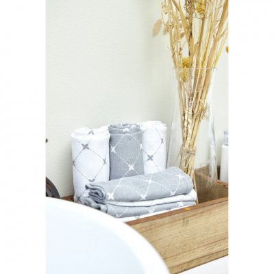 Meyco žínky 30 x 30 cm 3 ks - Louis grey - obrázek