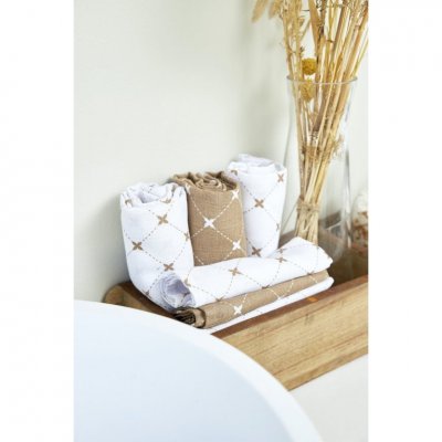 Meyco žínky 30 x 30 cm 3 ks - Louis taupe - obrázek