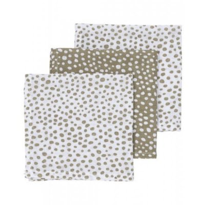 Meyco žínky 30 x 30 cm 3 ks - Cheetah taupe