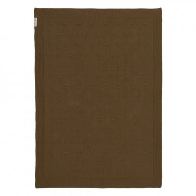 Meyco deka do kočárku/kolébky Knots - Chocolate - obrázek