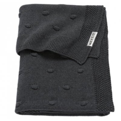 Meyco deka do kočárku/kolébky Knots - Grey