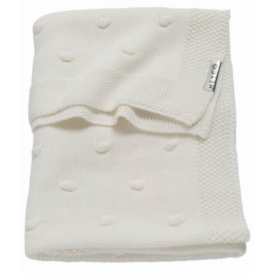 Meyco deka do kočárku/kolébky Knots - Off white