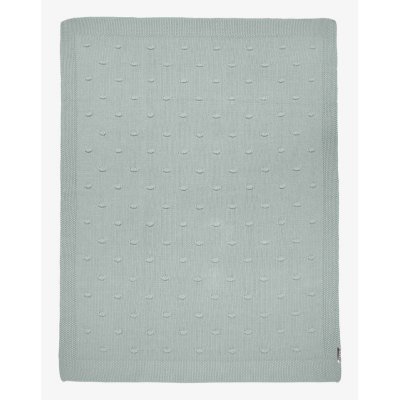Meyco deka do kočárku/kolébky Knots - Stone Green - obrázek