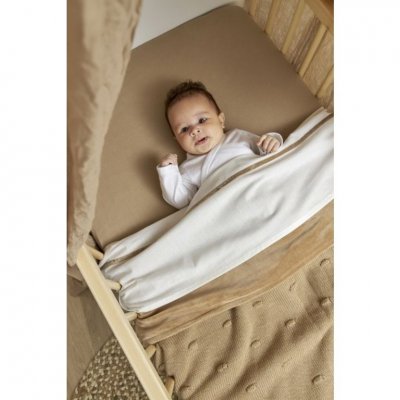 Meyco žerzejové prostěradlo 2 ks - Taupe, 60 x 120 cm - obrázek