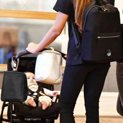 PacaPod přebalovací batoh Rockham - Černý - obrázek